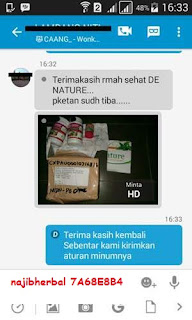 Testimoni paket sampai, obat sampai,paket rapi dan aman, testimoni denature