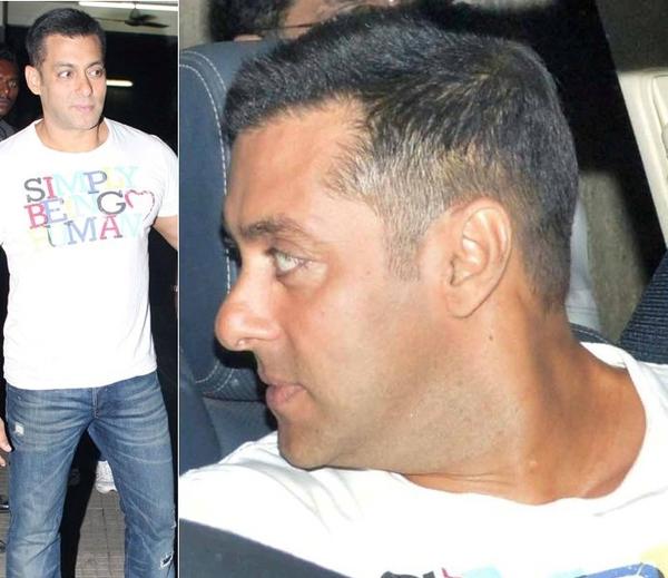 Being salman khan: Salman khan New Hair Style