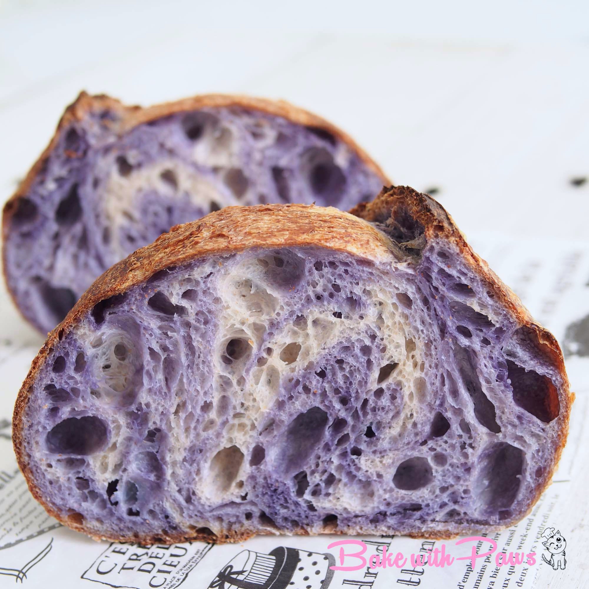 Marbled Butterfly Pea Flower Sourdough Bread Bake With Paws Marbled Butterfly Pea Flower Sourdough Bread Bake With Paws