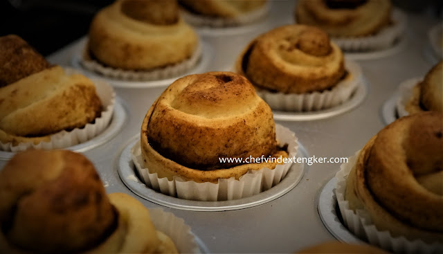 CINNAMON ROLL toppingan CREAM CHEESE sederhana, vindex tengker