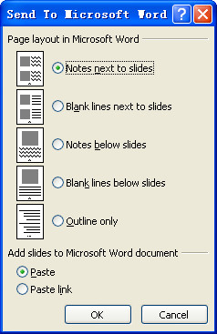 Send to Microsoft Word