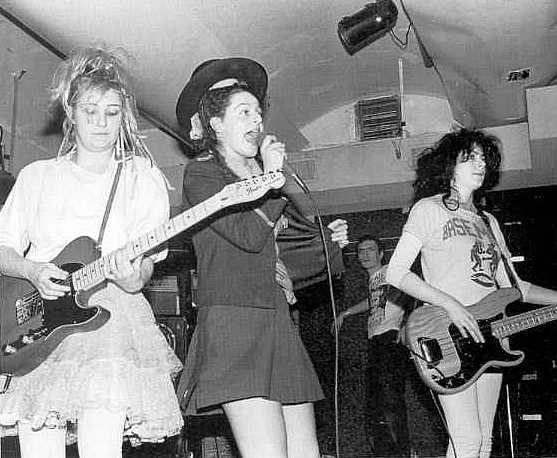  Bikini Kill, when they played London 