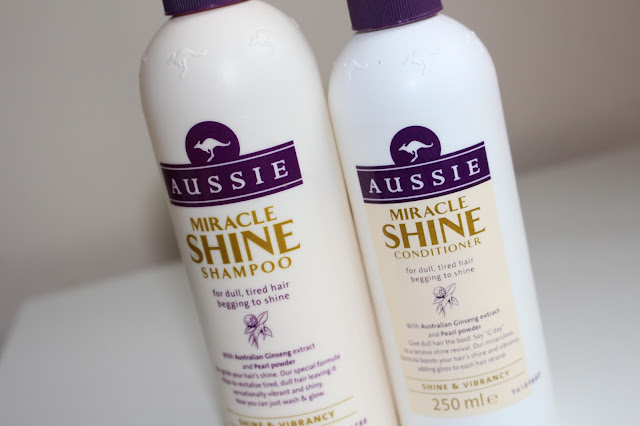 aussie miracle shine shampoo and conditioner