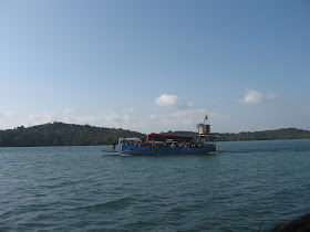 Ferry Carrying People, Bus and other vehicles