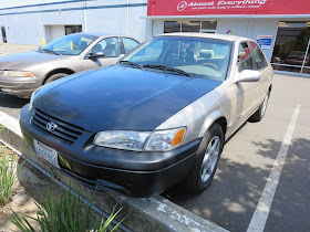 1999 Camry before Overall Paint Job at Almost Everything Auto Body.