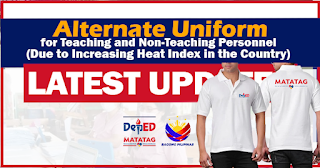 Wearing of Alternate Uniform for Teaching and Non-Teaching Personnel (Due to Increasing Heat Index in the Country)