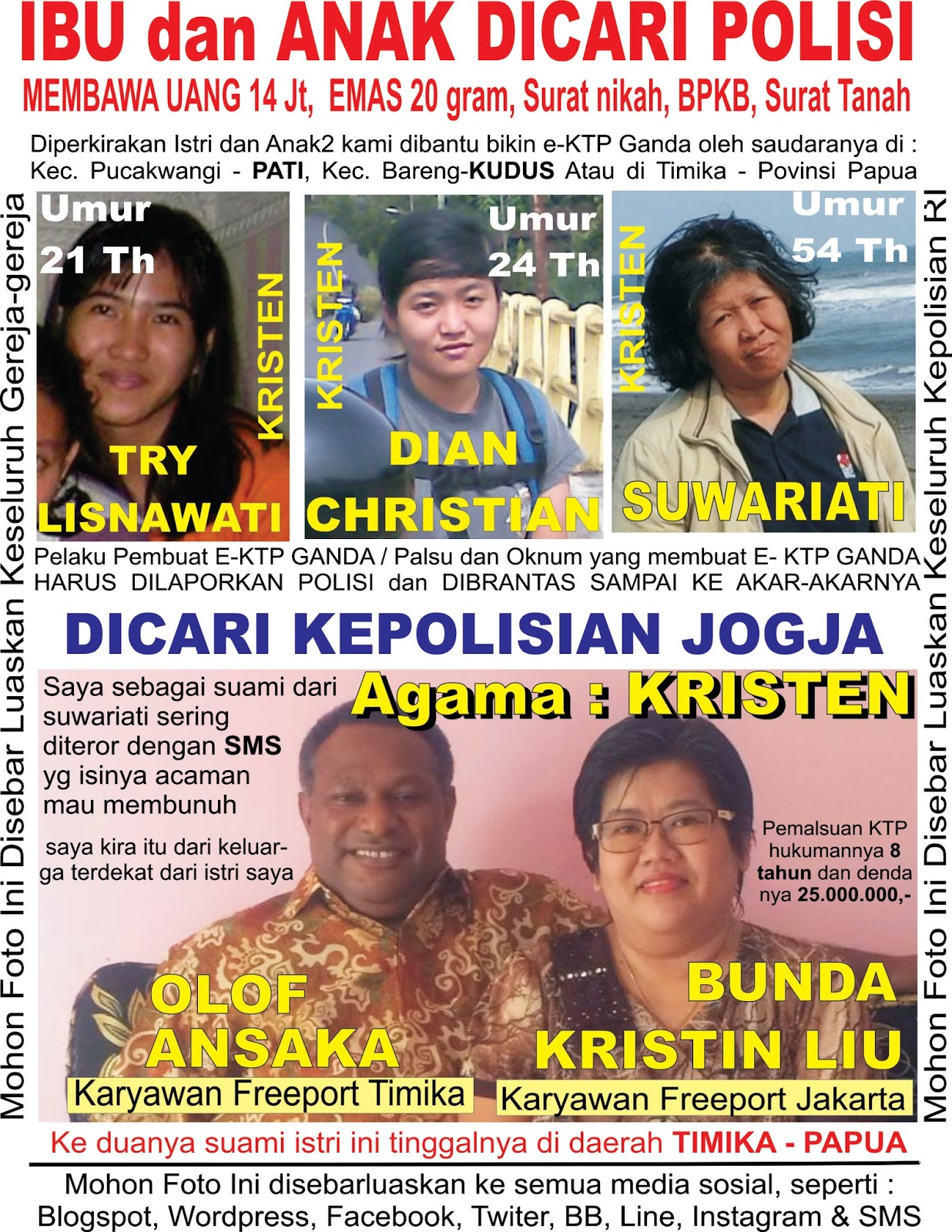 Jakarta, Bandung, Surabaya, Semarang, Yogyakarta, Malang
