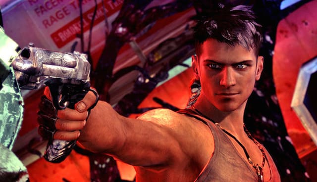 DmC: Devil May Cry هي لعبة مغامرات ومغامرة تم تطويرها بواسطة Ninja Theory ونشرتها Capcom لـ PlayStation 3 و Xbox 360 و Microsoft Windows. إنه إعادة تشغيل لسلسلة Devil May Cry. تم الإعلان عنها في أواخر عام 2010 أثناء عرض لعبة طوكيو ، وتم تعيين اللعبة في واقع بديل لسلسلة Devil May Cry الرئيسية. تركز قصة اللعبة على شخصية اللاعب دانتي ، الشاب في بداية قصته. دانتي هو نيفيليم: نصف ملاك ، نصف شيطان. هو شريك مع شقيقه التوأم ، فيرجل ، وهو في محاولة لقتل شيطان الملك موندوس ، الذي قتل والدته وحكم على والدهما بالنفي. يمكن للاعبين استخدام سيف دانتي الأيقوني ، التمرد ، ومسدسات التوقيع ، الأبنوس والعاج ، بالإضافة إلى مجموعة متنوعة من الأسلحة المشاجرة والأسلحة النارية لهزيمة الأعداء. تقدم اللعبة أيضًا وضع Angel Mode و Demon Mode ، وهما معدّلان لمجموعة نقل Dante. تم طلب إعادة تخيل سلسلة Devil May Cry بواسطة Capcom ، مما أدى إلى إعادة تشغيل كاملة. اختارت Capcom نظرية النينجا لتطوير اللعبة ، ومساعدتها على ضمان أن تكون طريقة اللعب تذكرنا ، ولكنها متميزة ، مقارنة بالعناوين السابقة. كان رد الفعل المبكر للعبة سلبياً على نطاق واسع ، بشكل عام نتيجة لإعادة التصميم البصري لدانتي ؛ ومع ذلك ، تلقى DmC مراجعات إيجابية من النقاد عند إطلاق سراحه ، ولكن استقبال أقل تفضيلاً بين المعجبين. أشاد النقاد باللعبة وأسلوب الفن وقصة اللعبة. فشلت اللعبة في نهاية المطاف في تلبية توقعات مبيعات Capcom. تم توسيع DLC للعبة ، بعنوان Vergil's Downfall ، والذي يحدث بعد اللعبة الرئيسية ويضم شقيق Dante Vergil كشخصية قابلة للتشغيل ، تم إصداره في 23 مارس 2013. نسخة معدلة من اللعبة الكاملة ، بعنوان DmC: Definitive Edition ، قيد التشغيل في 1080p / 60fps ، بما في ذلك جميع المحتويات القابلة للتنزيل والأزياء الجديدة وميزات اللعب الجديدة مثل نظام الاستهداف اليدوي ، تم إصداره لـ PlayStation 4 و Xbox One في 10 مارس 2015. تم تطوير الإصدار النهائي وإصدار الكمبيوتر الأصلي بواسطة Q-LOC.