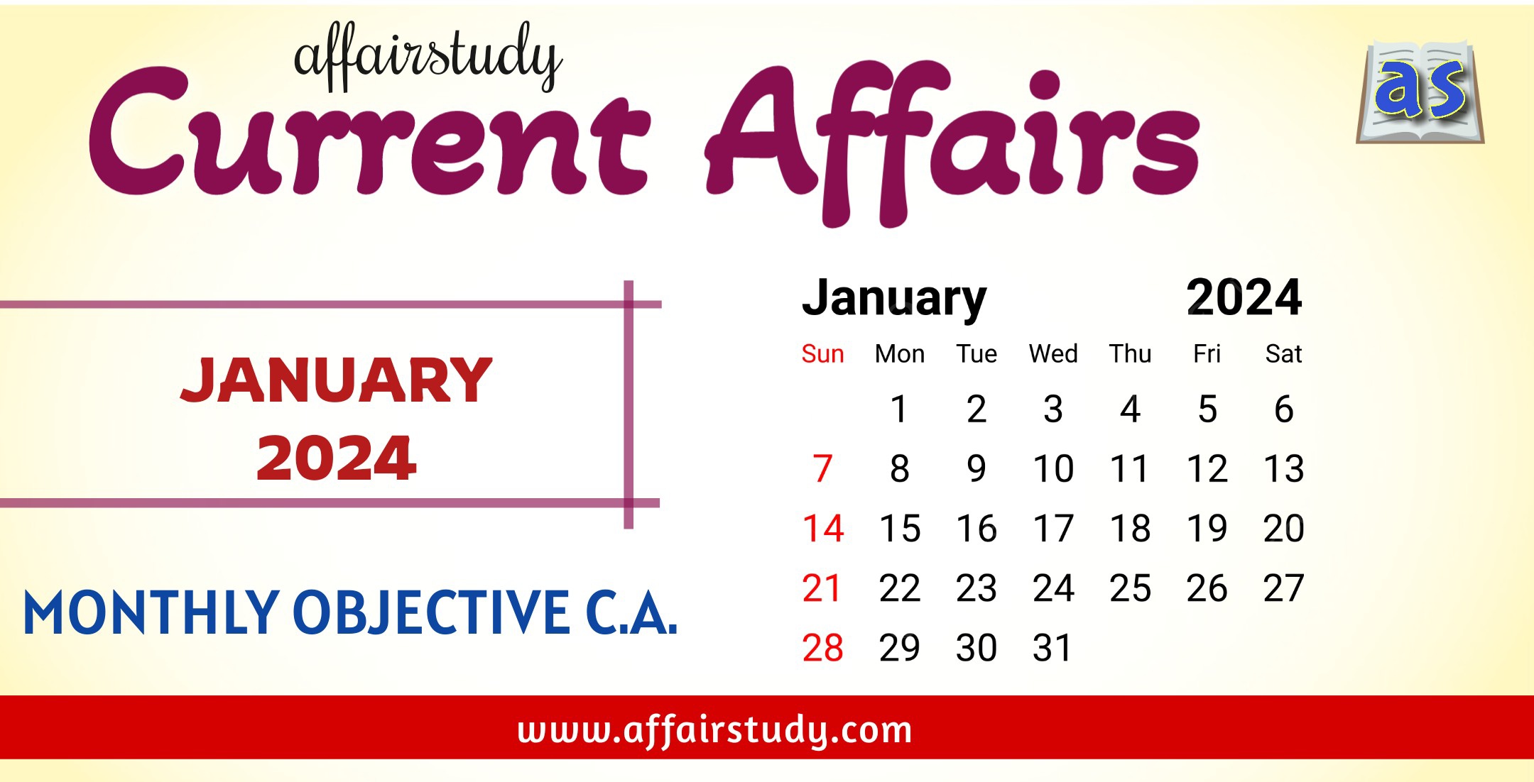 Current Affairs January 2024