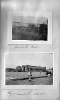 Top: Torpedo tube.  Bottom: Gym and the Hall.