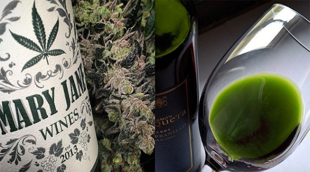 Green Wine, Minuman Wine Dengan Campuran Ganja