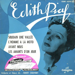 Edith Piaf - Soudain une vallée - France - 1956 - Front