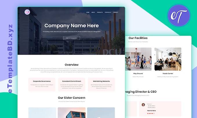 Coporetify Premium Custom Website Template for Business 