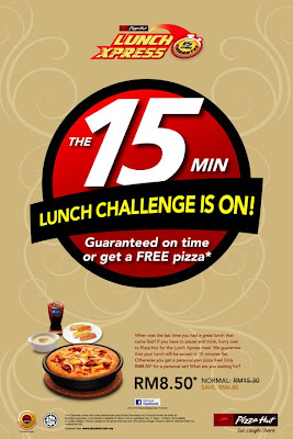 Pizza Hut Lunch Xpress (15 Min Lunch Challenge)