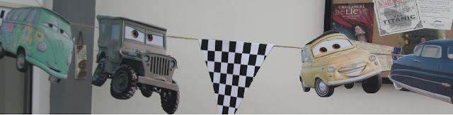 Cars themed bunting
