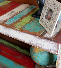 colorful scrap, reclaimed wood projects http://bec4-beyondthepicketfence.blogspot.com/2014/01/tasty-colorful-wood-cravings.html