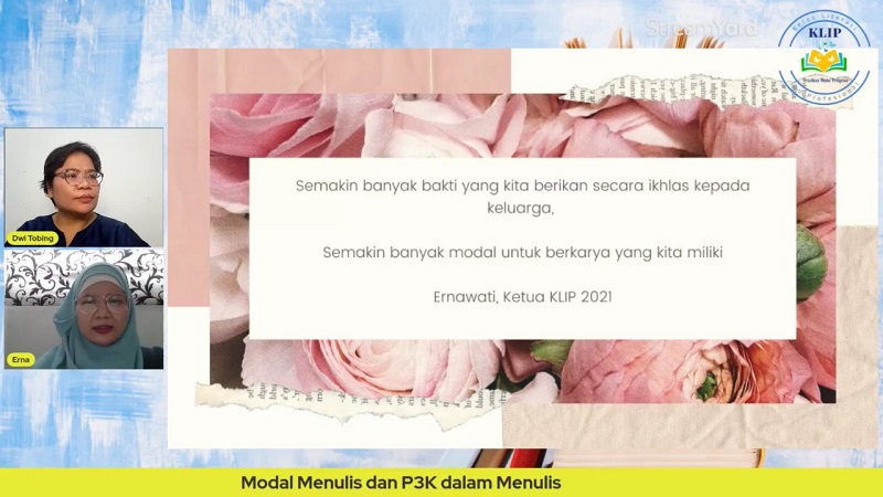 Quote mengenai Keluarga Kak Erna, Ketua KLIP 2021