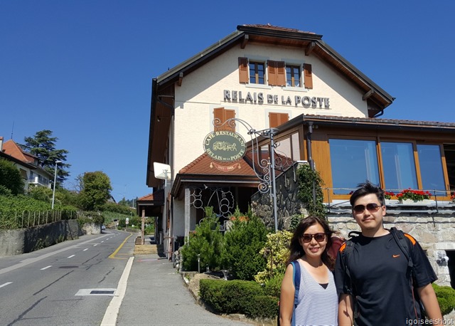 Relais De La Poste restaurant at Grandvaux, Lavaux