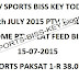 PAK vs SL 2nd ODI PTV Sports Biss Key 15th July 2015 PTV Sport New Biss Code 15 July 2015 15-07-2015