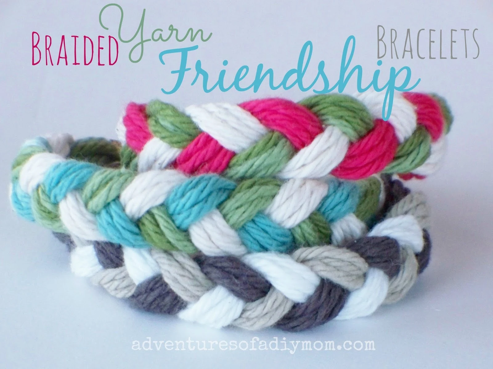 Fabric braided bracelet tutorial - 4 strand braid with fabric scraps