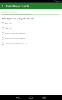 Google Opinion Rewards Surveys