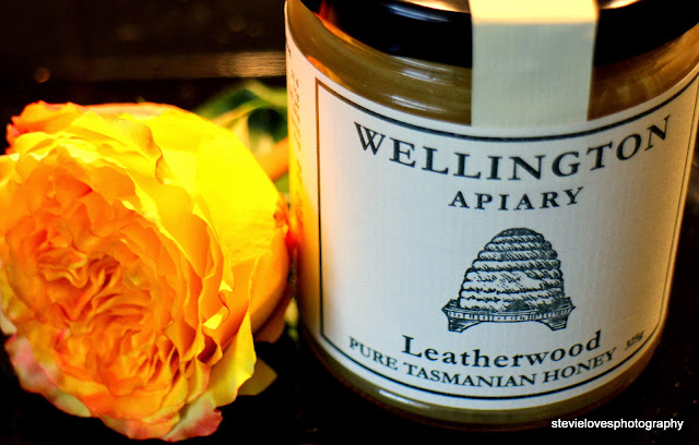 Produce of Tasmania Wellington Apiary Leatherwood Honey