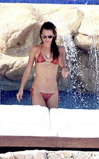 Alesandra Ambrosio In Red Hot Bikini