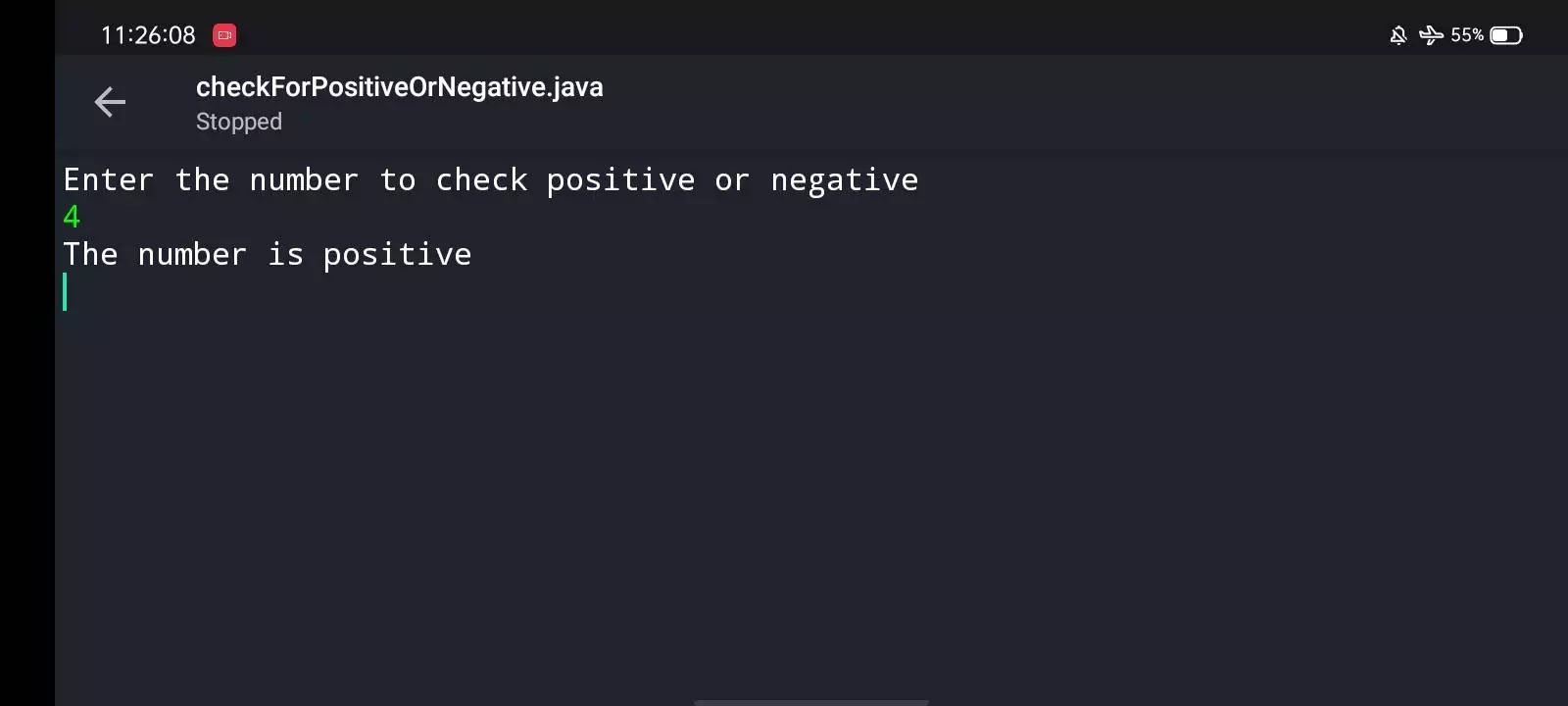 check positive or negative number in java | codeYourslf| #cy