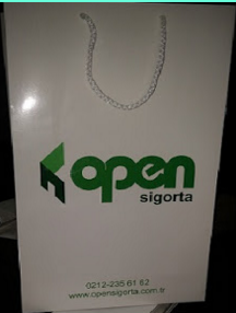 open sigorta için kağıt poşet