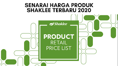 Senarai Harga Produk Shaklee 2020