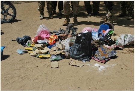 Nigerian Soldiers Smash Hideout of Cattle Rustlers, Kill Several Bandits and Recover Items (Graphic Photos)