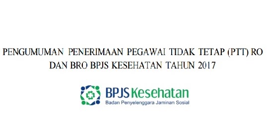Lowongan Kerja BPJS Kesehatan Seluruh Indonesia Tahun 2017 