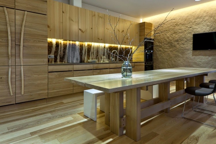 Latest modern LED lights for false ceilings and walls  interior LED lights: decorative wooden kitchen with LED lighting