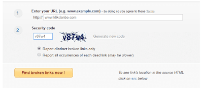 Online Broken Link Checker-Security Code