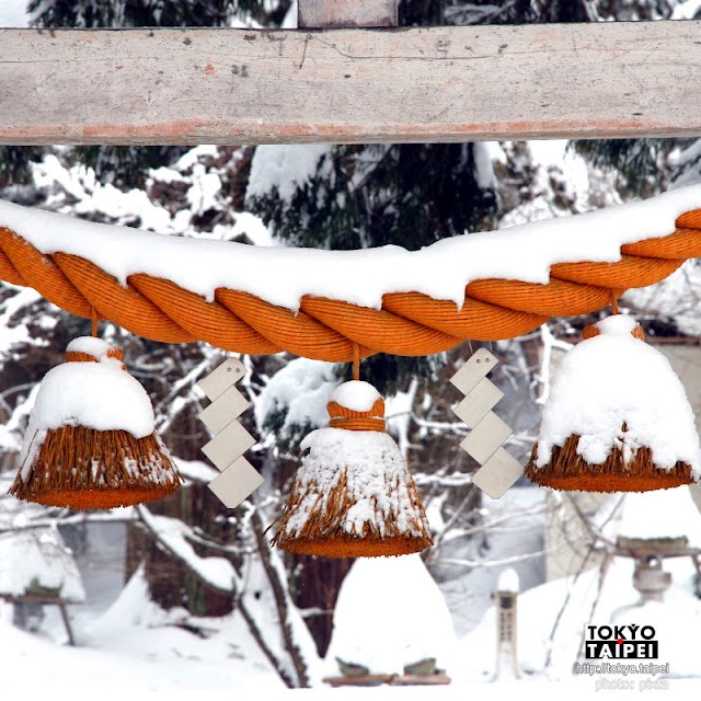 【白川八幡神社】被大雪掩埋的老神社　想參拜都寸步難行