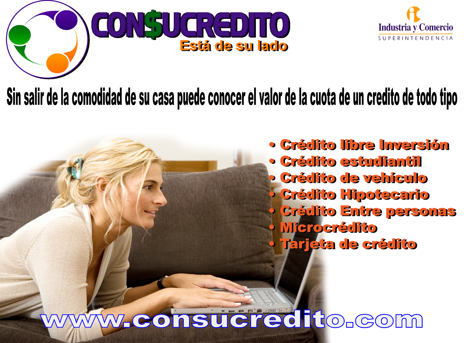 Consucrédito el simulador de crédito http://www.consucredito.com