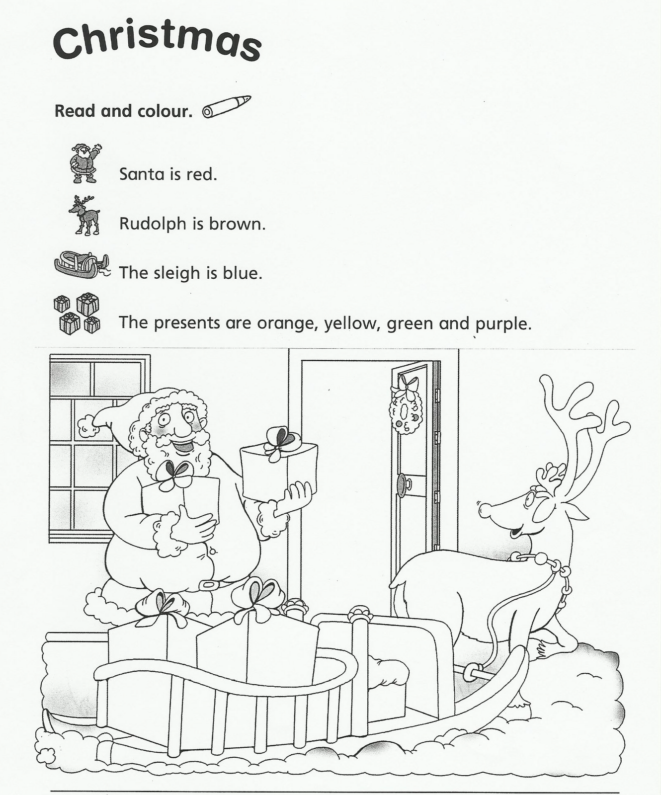 English Buddies ESL: Christmas Worksheets