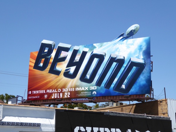 Star Trek Beyond movie billboard