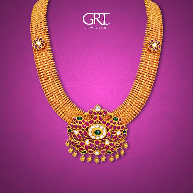 Antique Sets with Kundan Pendants by GRT