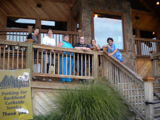 Phi Beta members at The Buckhead Restaurant