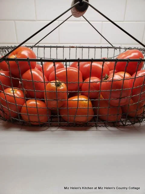 Italian Stuffed Tomato With Basil Pesto Spaghetti at Miz Helen's Country Cottage