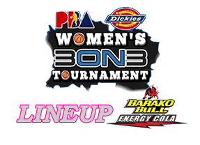 List of Barako Bull Energy Cola Lineup 2015 PBA Women's 3X3 Tournament