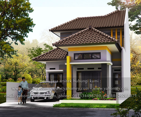 Gambar Rumah  Minimalis 1 Setengah  Lantai 