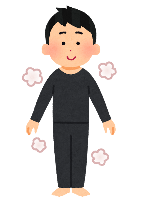 防寒肌着を着た人のイラスト 男性 かわいいフリー素材集 いらすとや