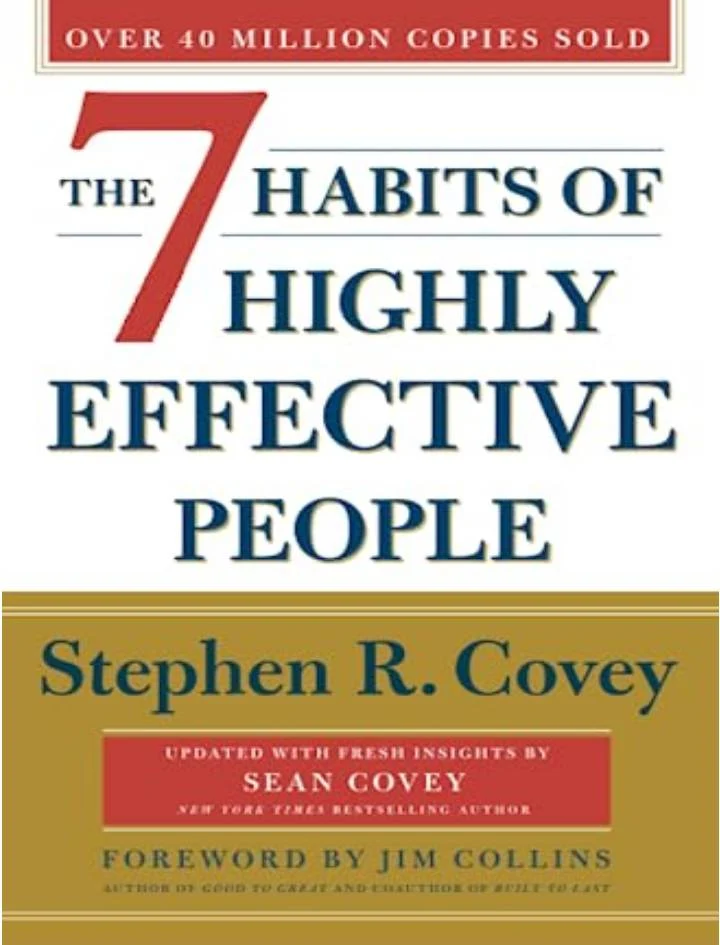Cover Page For Entrepreneurs Book Named The 7 Habits Of Highly Effective People