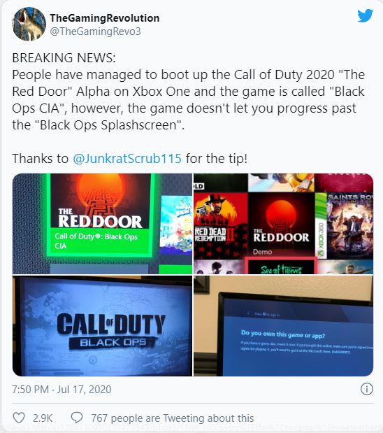 Call of Duty: Black Ops Behind The Red Door