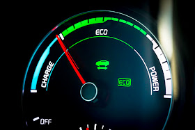 Eco gauge in 2017 Kia Optima Plug-In Hybrid