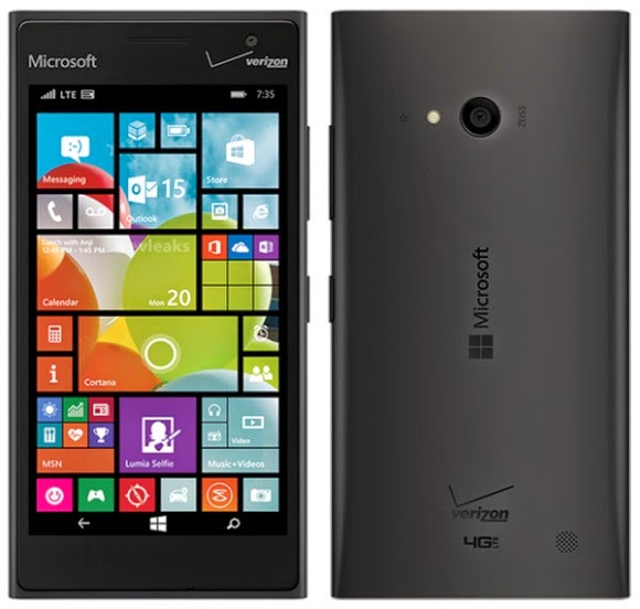 News : Render of 4G LTE Microsoft Lumia 735 for Verizon spotted