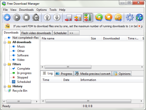 FDM Free Download Manager Meningkatkan Download Speed Anda