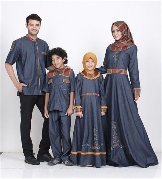 Model Baju Muslim Couple Keluarga Terbaru 2017/2018